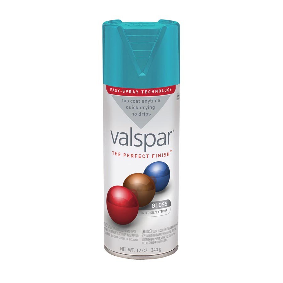 Valspar 12-oz Exotic Sea Spray Gloss Spray Paint at Lowes.com