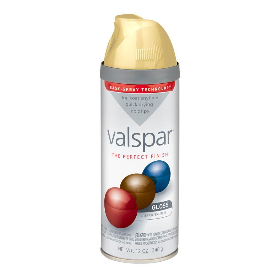 Valspar 410.0085003.076 Churchill Hotel Ivory Indoor/Outdoor Spray Paint