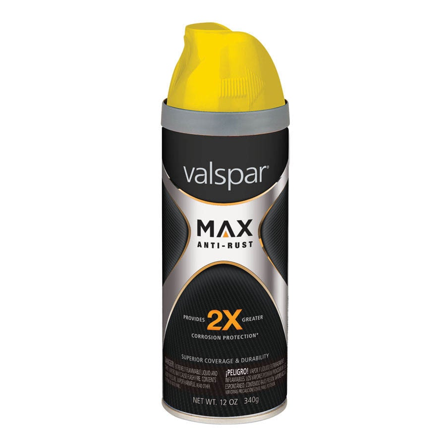 Valspar 12oz Safety yellow Gloss Spray Paint at