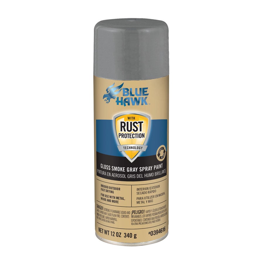 Blue Hawk Gray Indoor/Outdoor Spray Paint