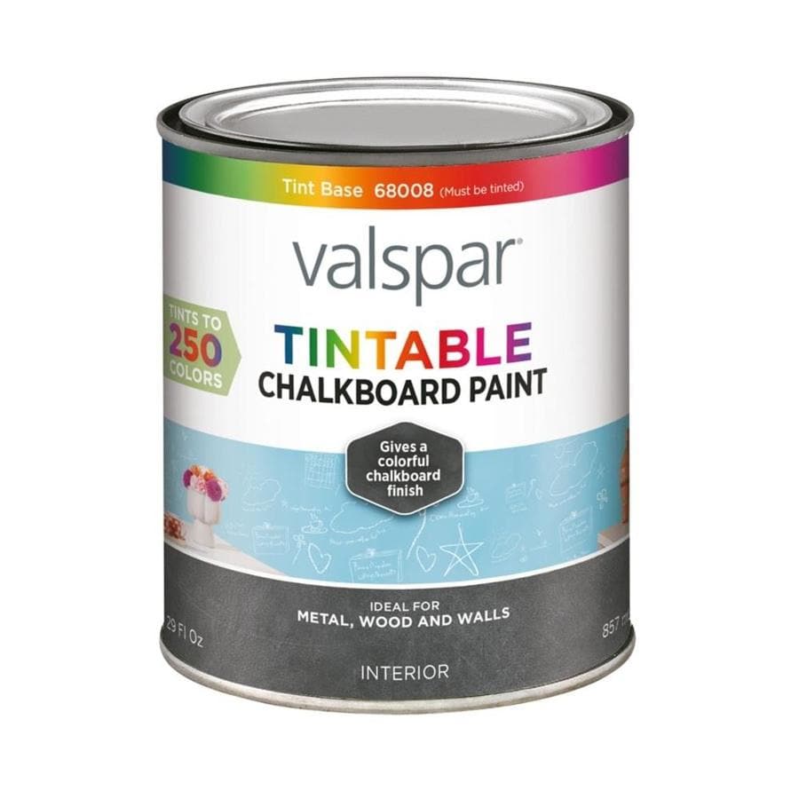 Valspar Tintable Latex Chalkboard Paint (Actual Net Contents 29oz) at