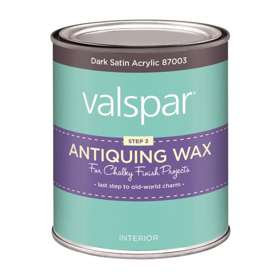 Refinished with Valspar Chalky Paint, Valspar Sealing Wax and