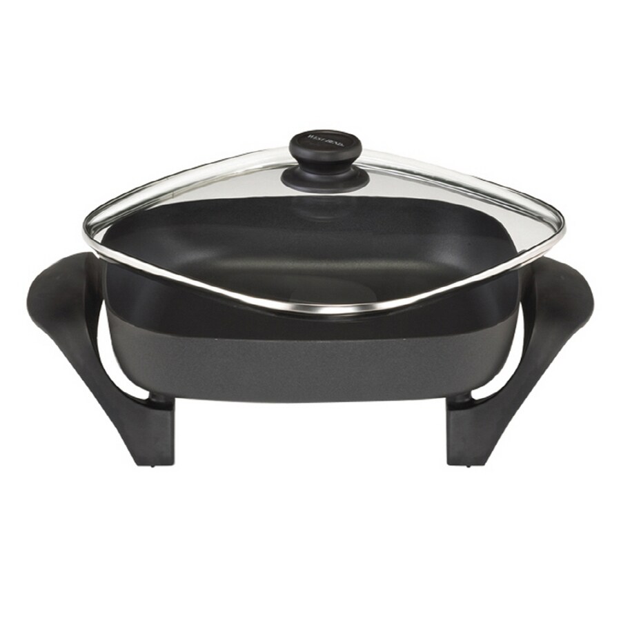 West Bend 12 Black Non-Stick Electric Skillet in the Electric Skillets  department at