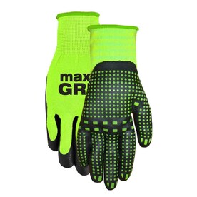 MidWest Quality Gloves, Inc. Unisex Max grip Nitrile Multipurpose Gloves, Large/X-Large (1-Pair)