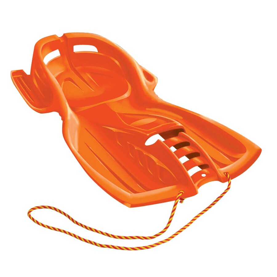 EMSCO GROUP ESP 1Person Orange Plastic Snow Sled at