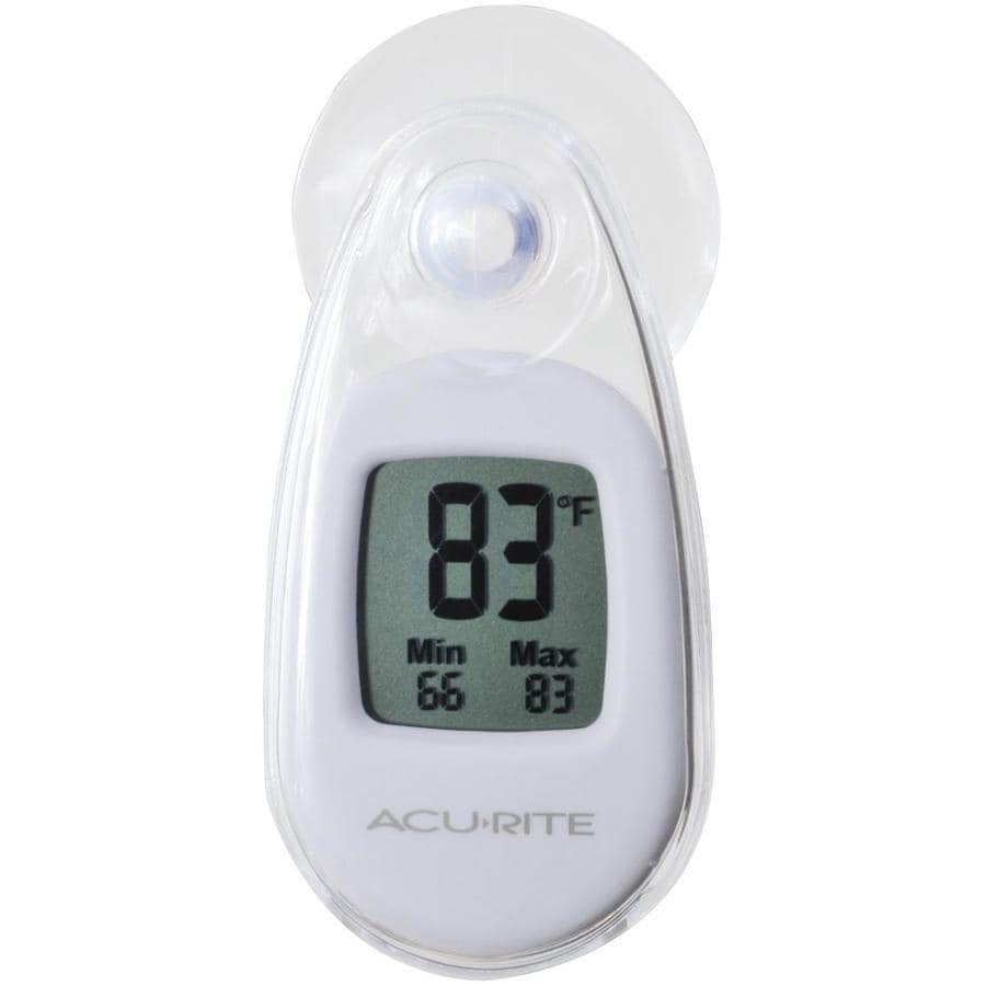 Acurite Digital Wireless Indooroutdoor White Thermometer At