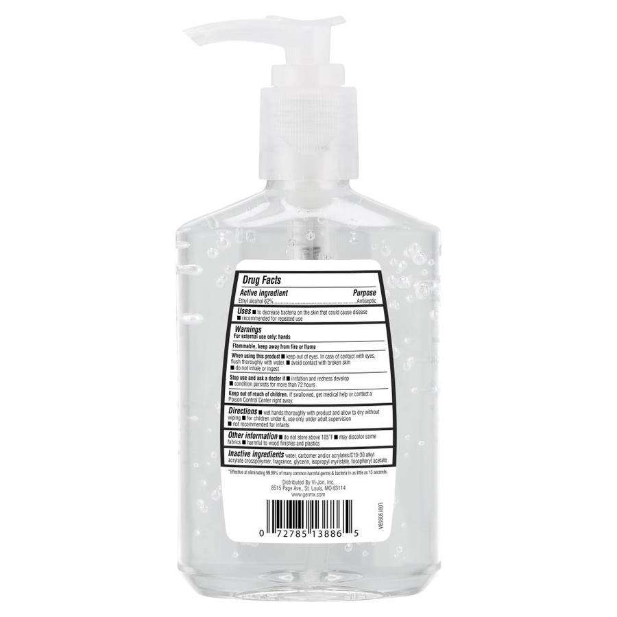 Germ-X 8-oz Fragrance-Free Hand Sanitizer Bottle Gel in the Hand ...