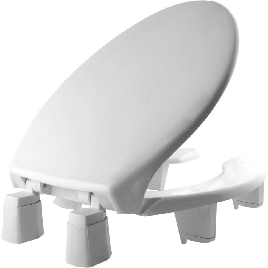 Bemis Medical Assistance Plastic Elongated Toilet Seat at