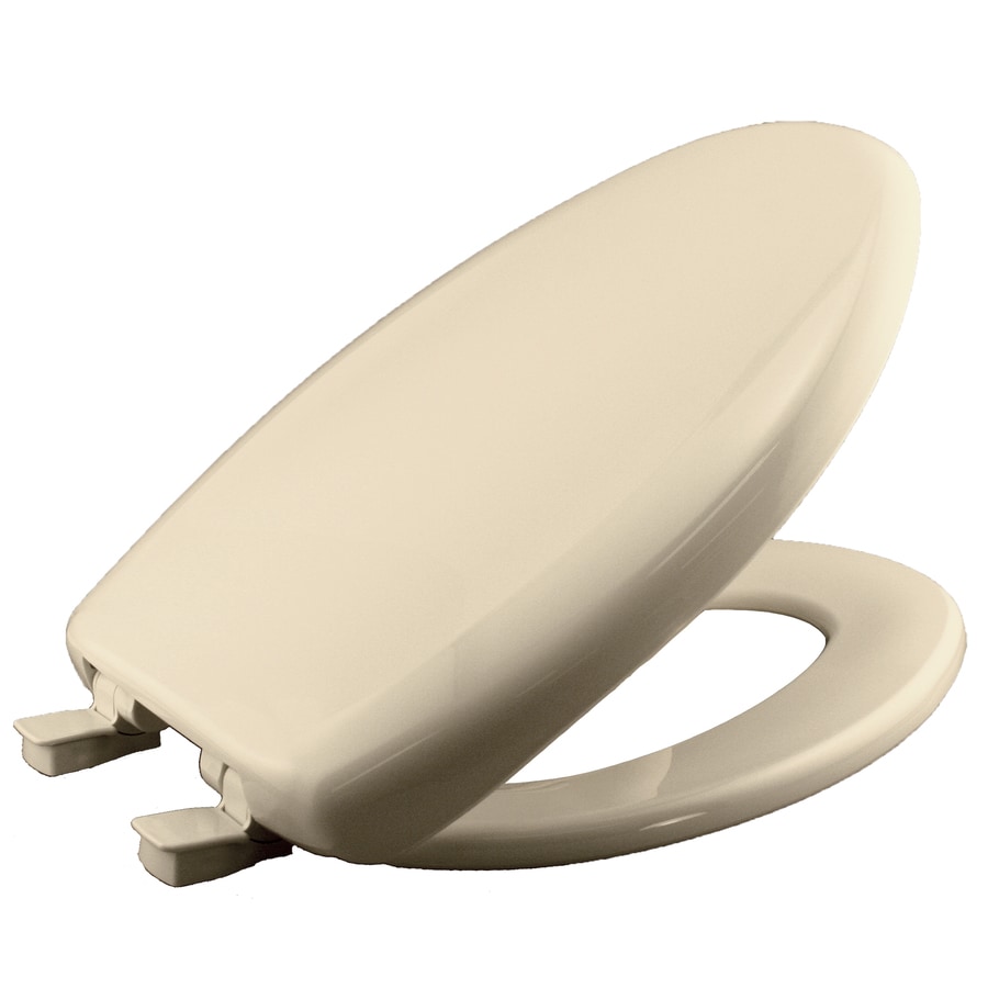 Church Biscuit Elongated Slow-Close Toilet Seat in the Toilet Seats ...