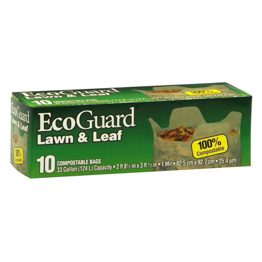 Eco Guard 10 Count 33 Gallon Outdoor Trash Bags