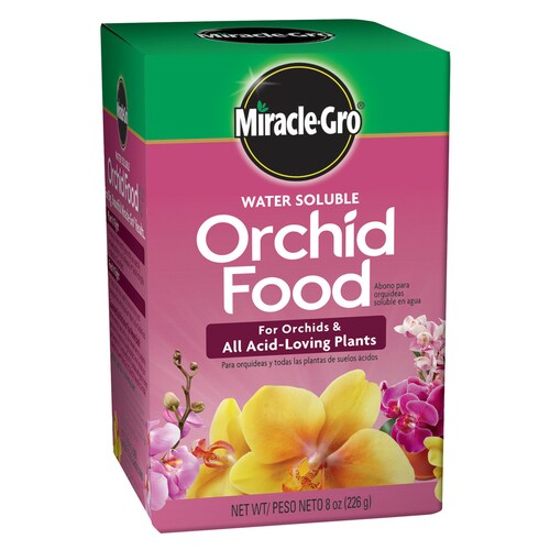 Miracle Gro Water Soluble Orchid Food 8 Oz Indoor Plant At