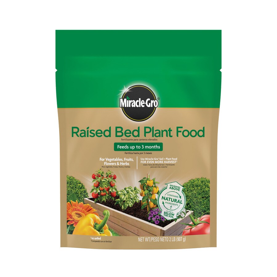 MiracleGro Raised Bed Plant Food 2lb Vegetable Food in the Plant Food