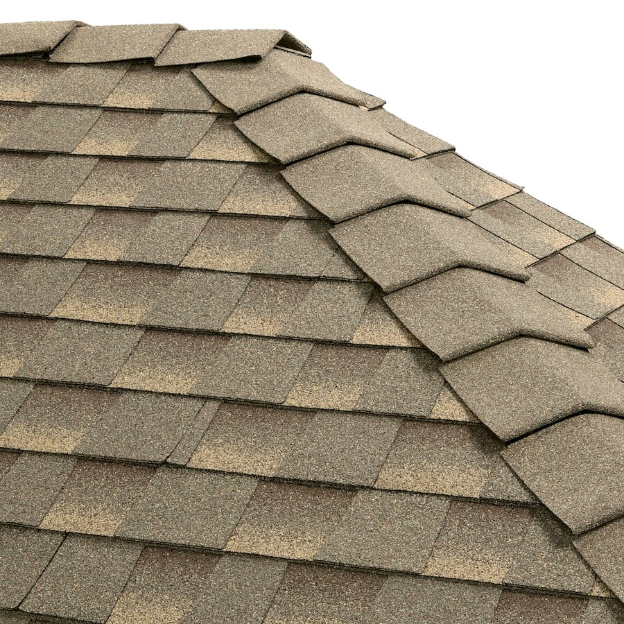 GAF TimberCrest 10-in Wide Bullnose Hip and Ridge Shingle- Cool ...