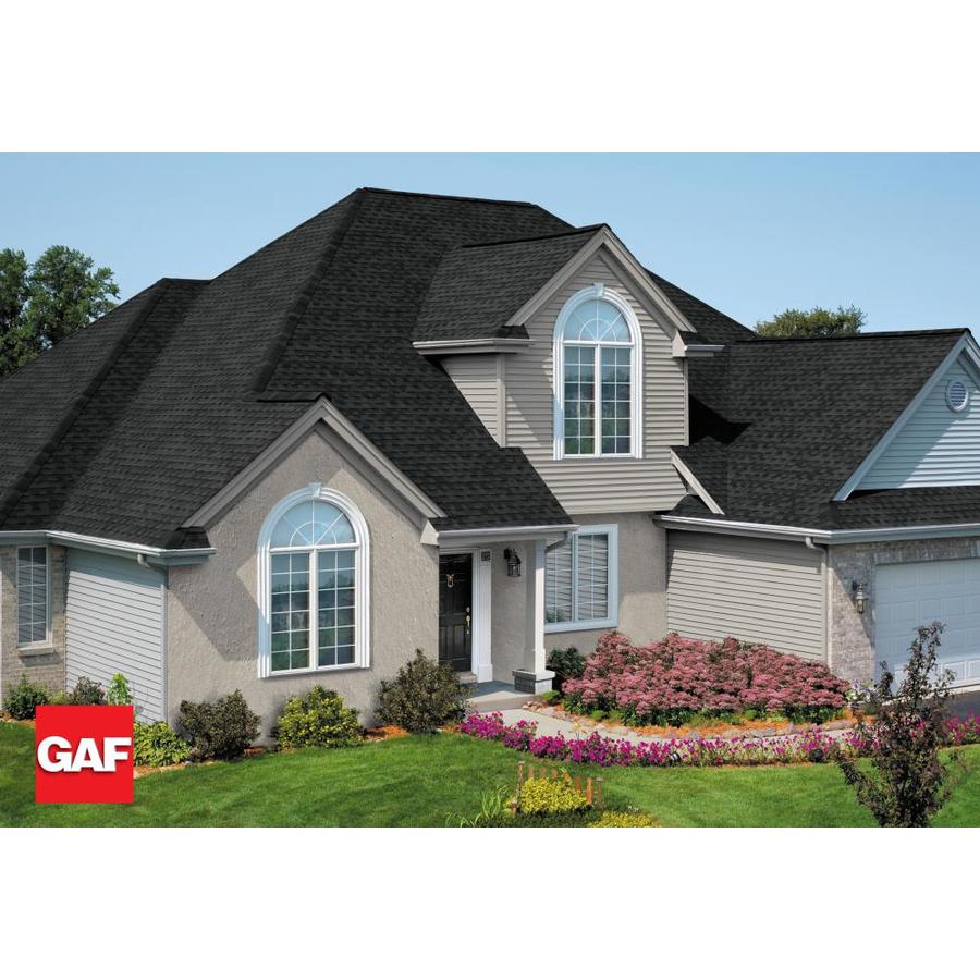 GAF Timberline HDZ 33.33-Sq Ft Charcoal Laminated Architectural Roof ...