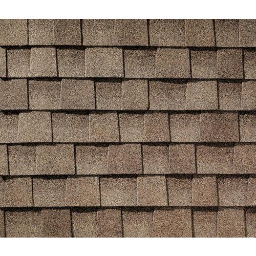 GAF Timberline HDZ 33.33-Sq Ft Driftwood Laminated Architectural Roof ...