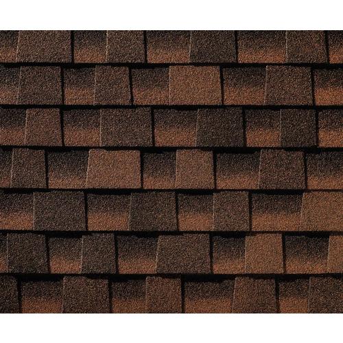 GAF Timberline HDZ 33.33-Sq Ft Hickory Laminated Architectural Roof ...