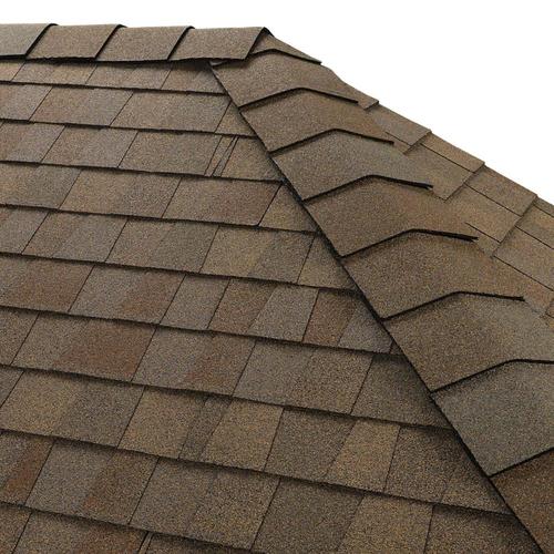 GAF Timbertex 20lin ft Amber Wheat Laminated Hip and Ridge Roof