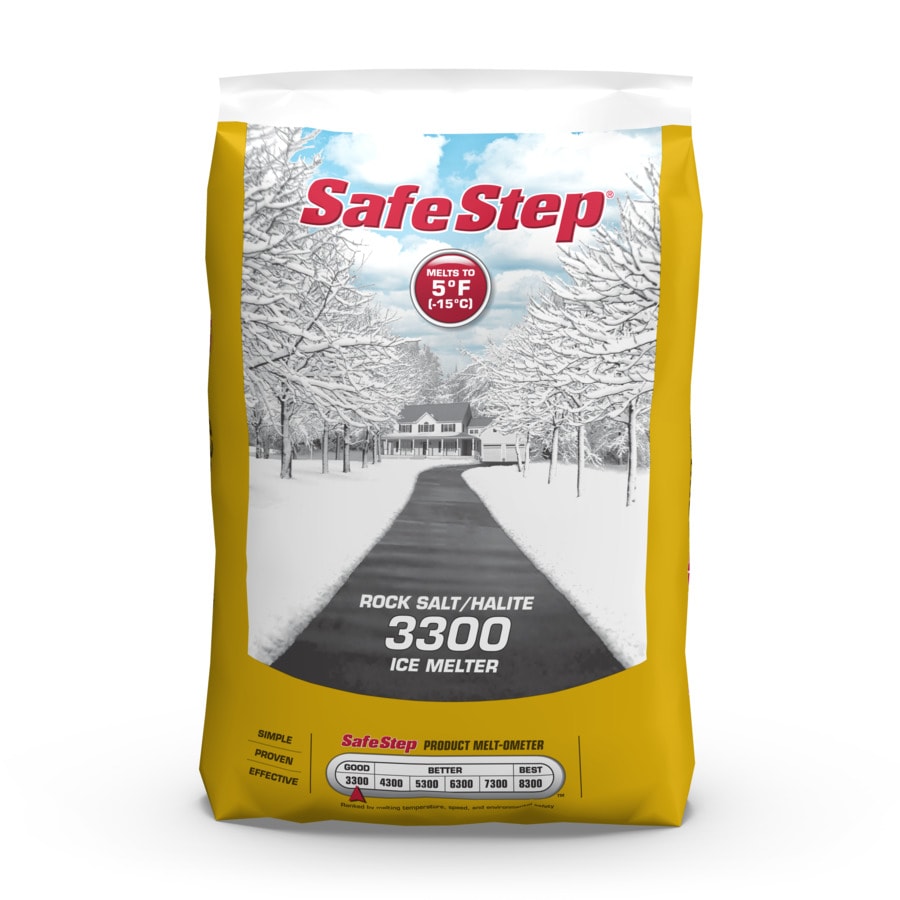 SafeStep 50-lb Bag Rock Salt Ice Melt 3300 at Lowes.com