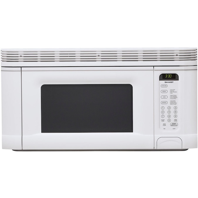 Sharp 1.4-cu ft Over-The-Range Microwave (White) (Common: 30-in; Actual