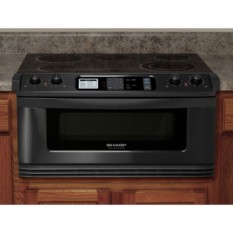 Sharp® 30Inch, 1.0 Cu. Ft. Microwave Drawer® with Cooktop
