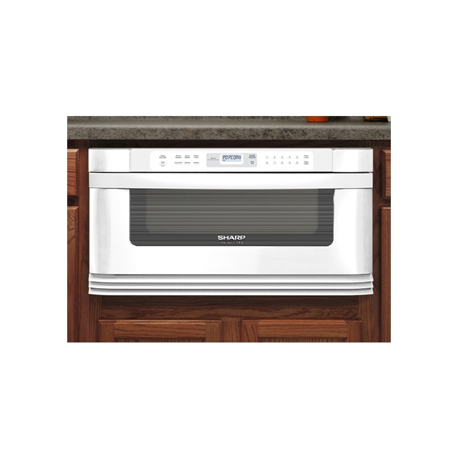 Sharp 30in 1 cu ft Microwave Drawer (White) at