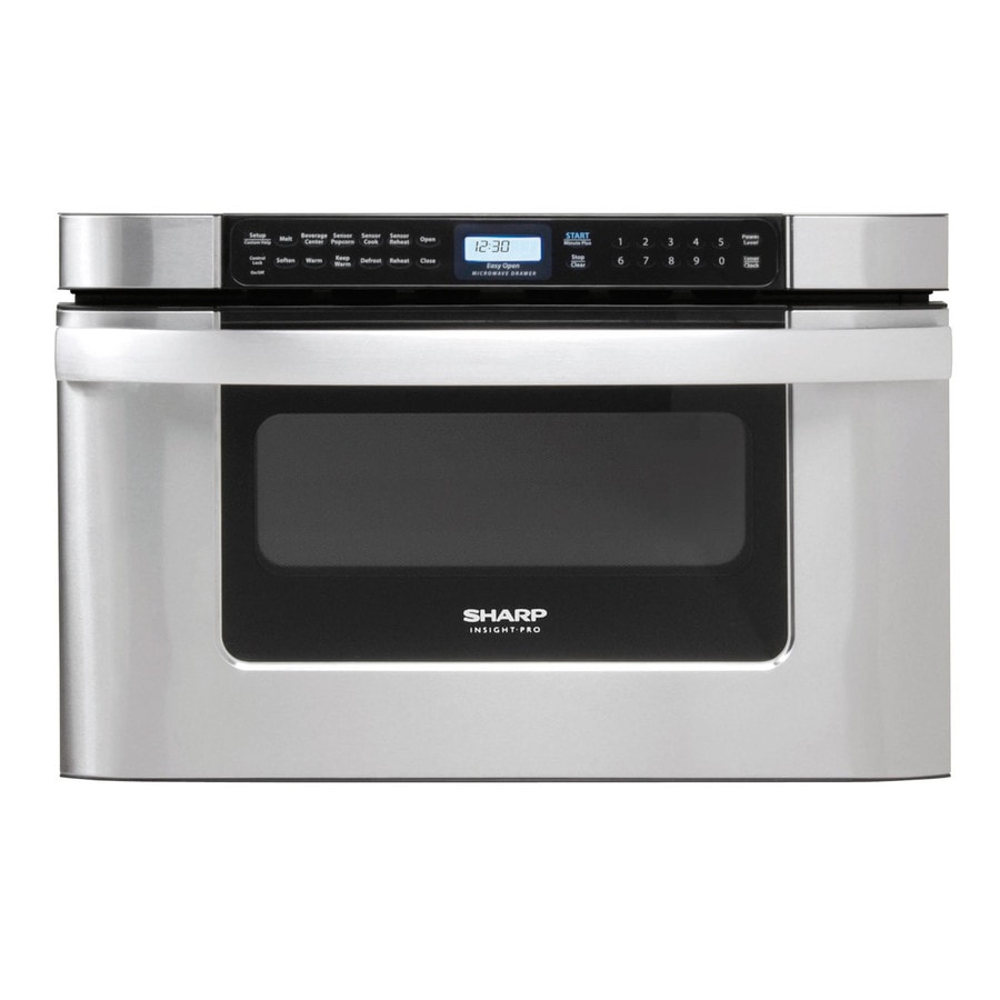 Shop Sharp 1.2-cu ft Microwave Drawer (Common: 24-in; Actual: 23.875-in