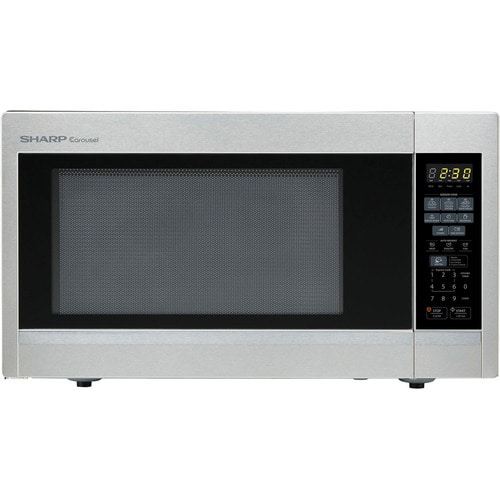 Sharp Carousel 1 8 Cu Ft 1100 Countertop Microwave Stainless