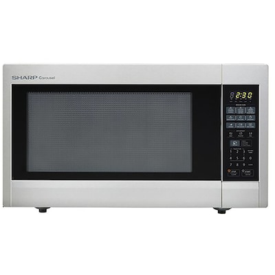 Sharp Carousel 2 2 Cu Ft 1200 Countertop Microwave Stainless