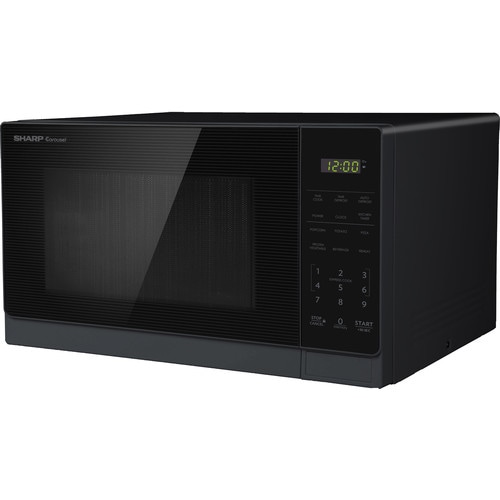Sharp 0 7 Cu Ft 700 Countertop Microwave Black At Lowes Com