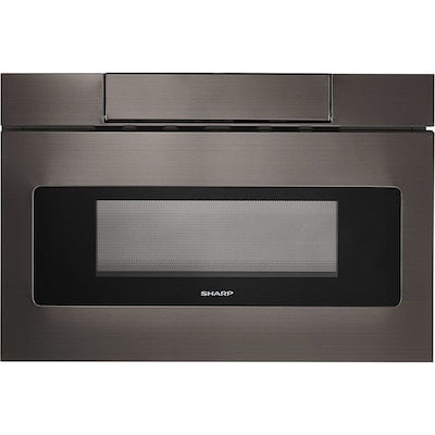 Sharp Microwave Drawer Black Stainless Steel Actual 23 9 In