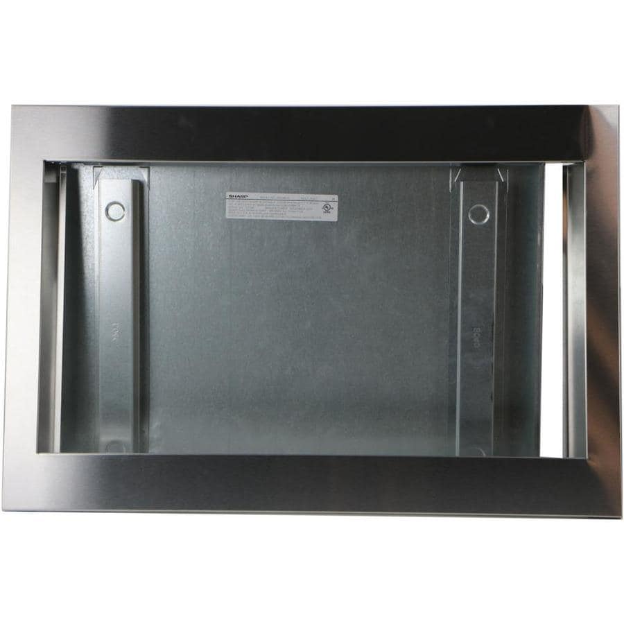 Sharp Built In Microwave Trim Kit Stainless Steel At Lowes Sharp Built In Microwave Trim Kit Stainless Steel