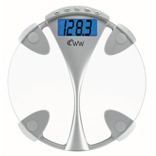 Weight Watchers 380 lbs. Digital Clear Bathroom Scale in the Bathroom