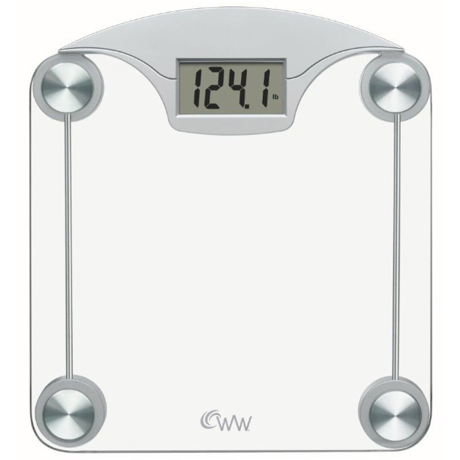 Thinner 330lb Capacity White Digital Bath Scale