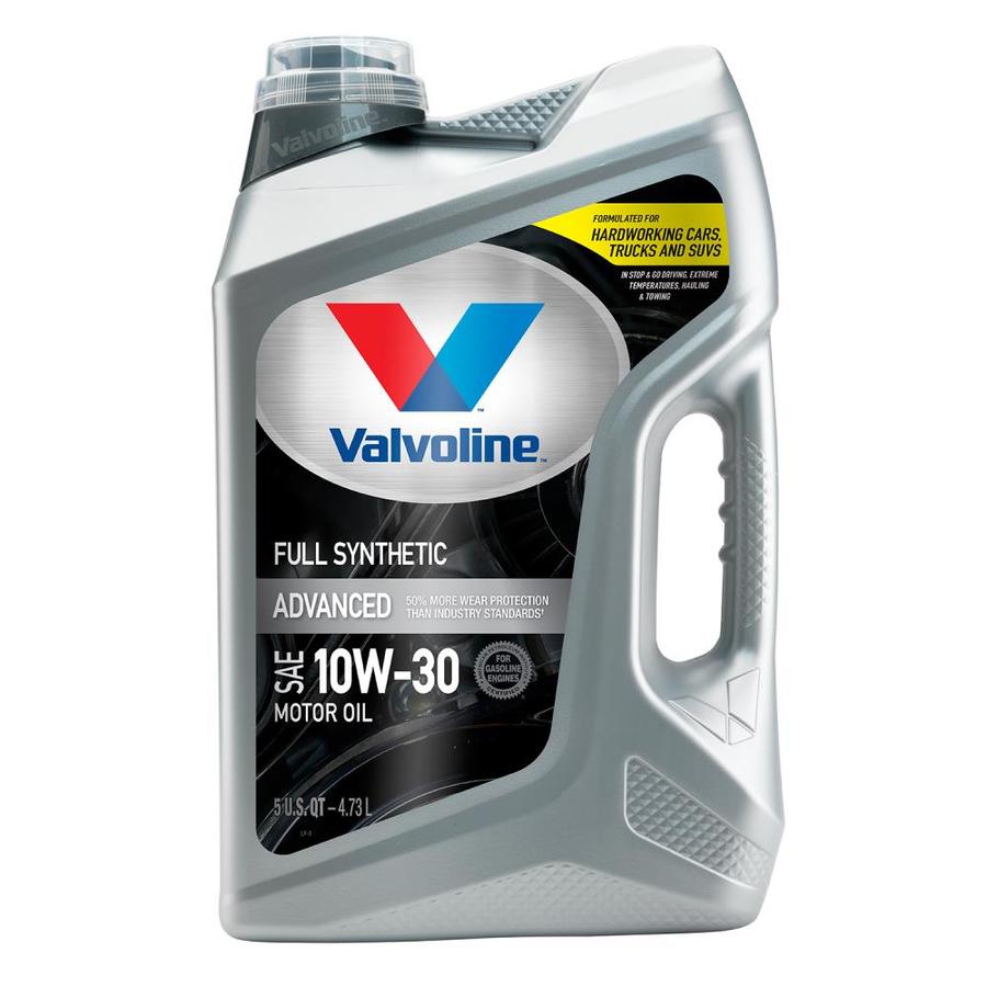 Valvoline Full Synthetic Sae 5w 30 Motor Oil Easy Pour 5 Quart In The Motor Oil Additives Department At Lowes Com