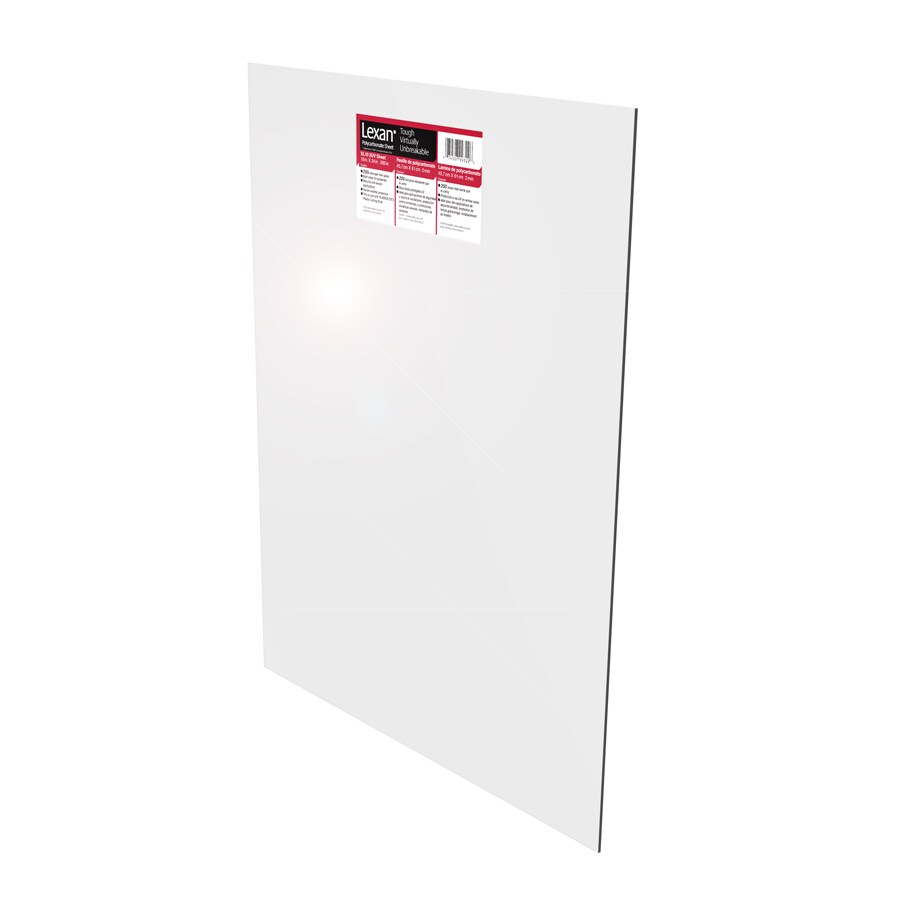 LEXAN 1PC1824A 0.093-in T x 18-in W Clear Sheet