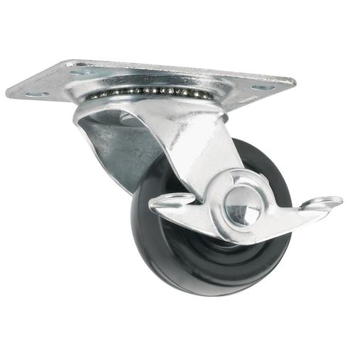 TITAN 2in Rubber Swivel Caster in the Casters department at