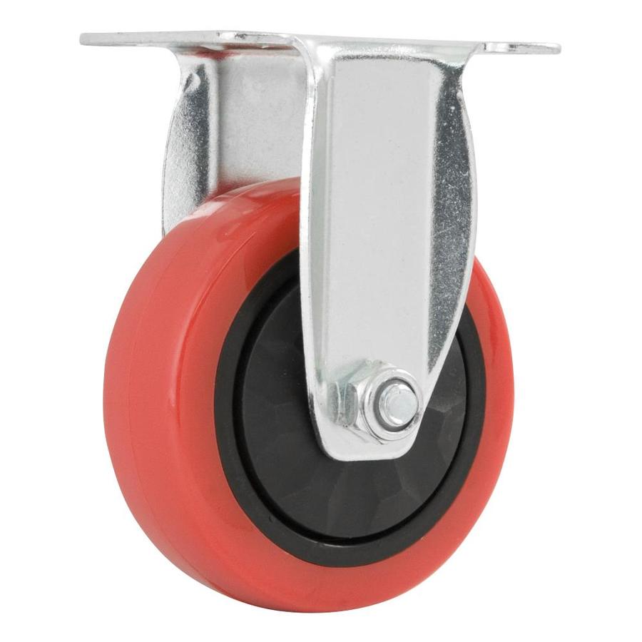 TITAN 4 in Polyurethane Rigid Caster Wheel 250 lb Load Capacity in the ...