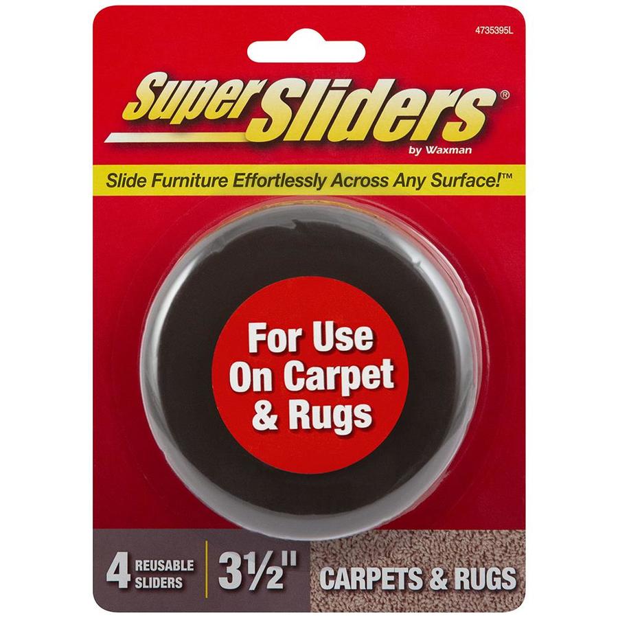Super Sliders 4 Pack 3 1 2 Round Non Adhesive Backed Reusable