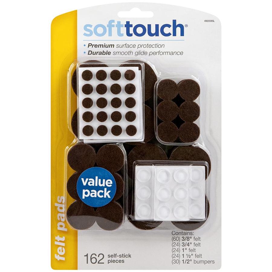 Softtouch 162 Pack Assorted Round Felt Pad At Lowes Com