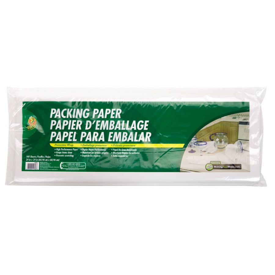 Duck Covers 1139951 120-Pack 24-in x 24-in Packing Paper