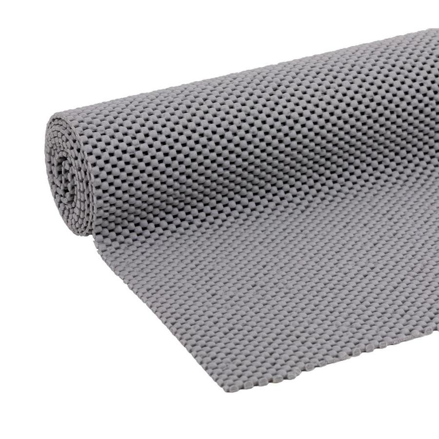 Duck Supreme Grip EasyLiner Shelf Liner 24-in x 5-ft Gray Shelf Liner ...