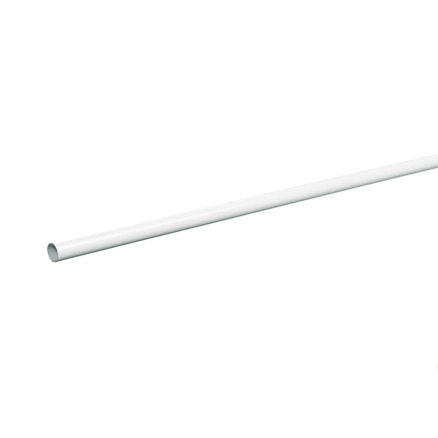 Closetmaid 48-in L X 0.625-in H X 48-in W White Metal Closet Rod At 