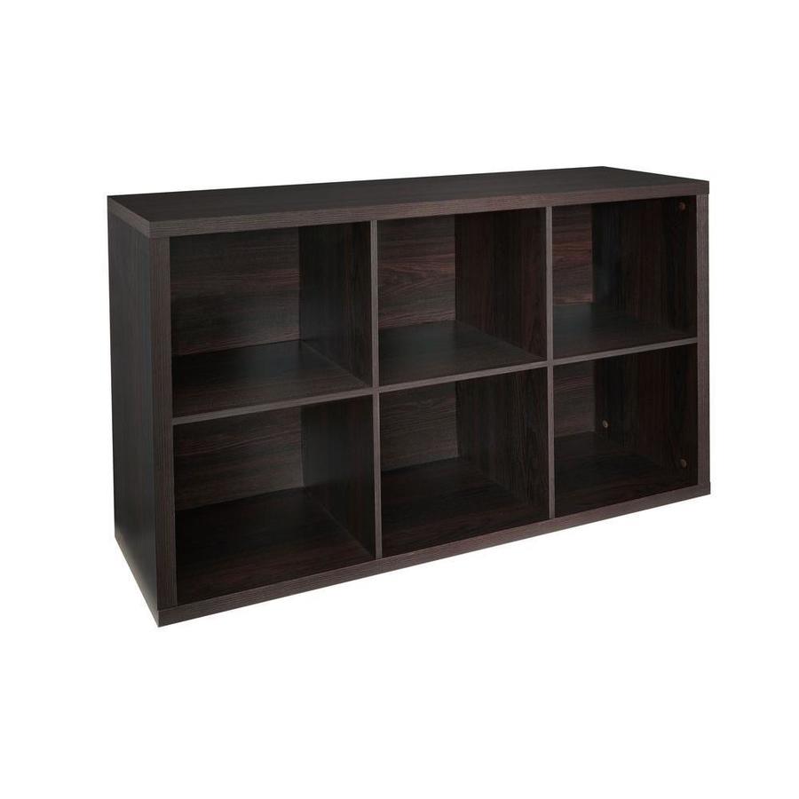 Shop ClosetMaid 6 Compartment Black Walnut Laminate Storage Cubes at