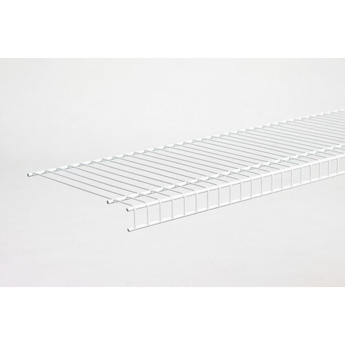 ClosetMaid 6ft x 12in White Wire Shelf in the Wire Closet Shelves