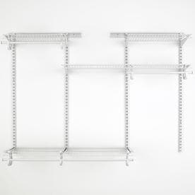 UPC 075381088084 product image for ClosetMaid 4-ft to 6-ft White Adjustable Mount Wire Shelving Kits | upcitemdb.com