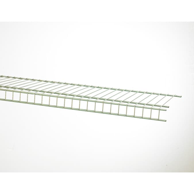 ClosetMaid 6ft x 16in Satin Chrome Wire Shelf in the Wall Mounted Shelving department at
