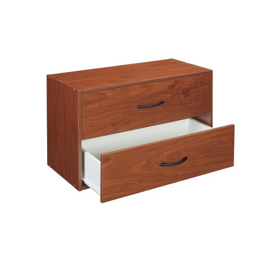 ClosetMaid Stackable Cherry 2 Drawer Organizer at