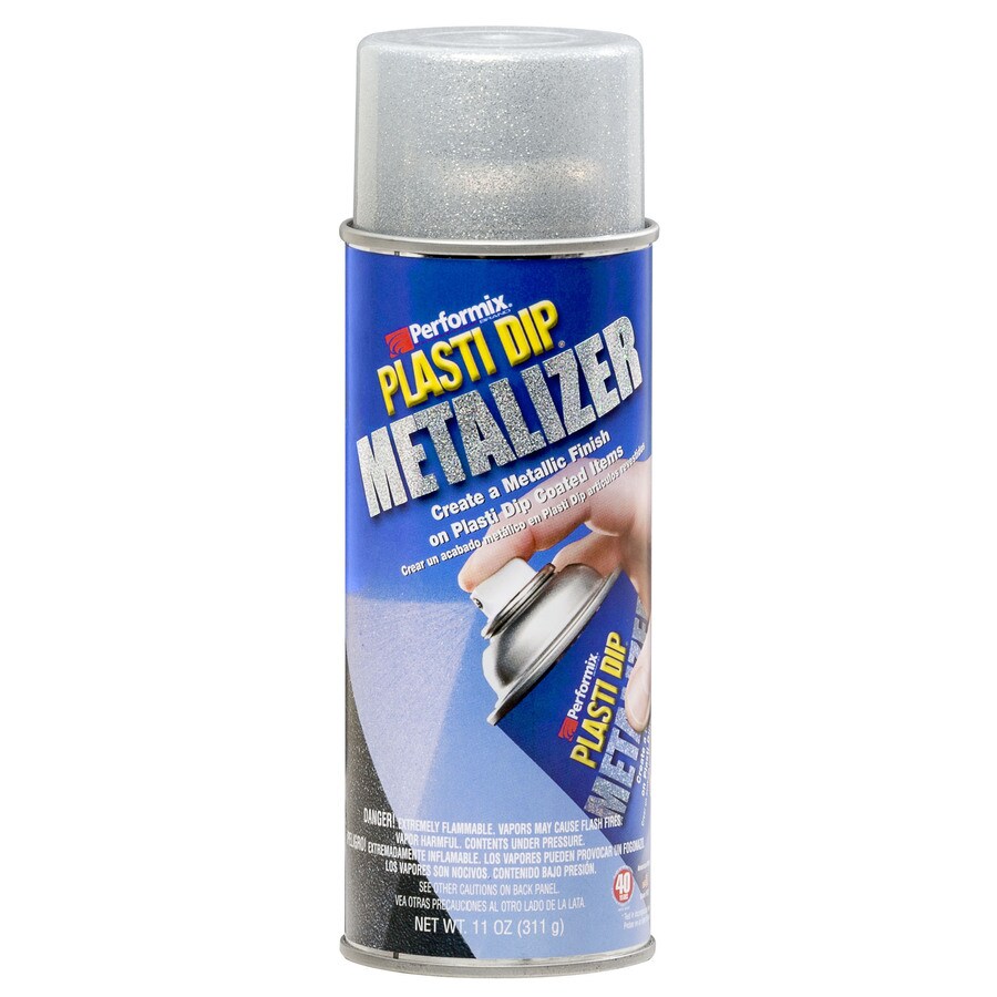 Plasti Dip 11fl oz Silver Aerosol Spray Rubberized Coating in the