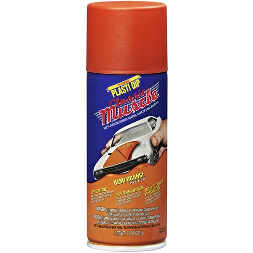 Plasti Dip 11fl oz Orange Aerosol Spray Rubberized Coating in the