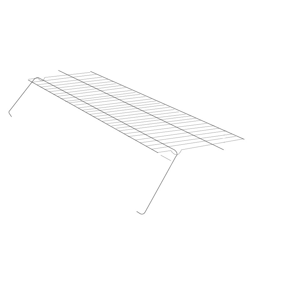 Heavy Duty BBQ Parts 26.5in x 8.5625in Rectangle Plated Steel Warming